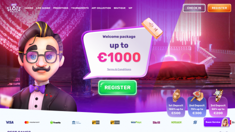 SlotsPalaces Homepage