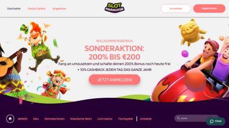 Slotparadises Homepage
