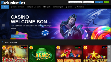 Exclusive Bets Homepage