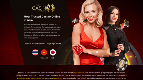 Live Casino House Homepage
