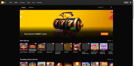 188Bet Casinos Homepage