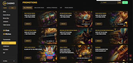 24Casinos Homepage