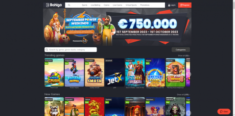 Bahigo Casinos Homepage
