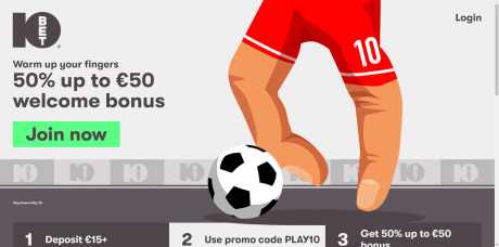 10Bet Casinos Homepage