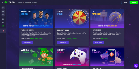 Betador Casinos Homepage
