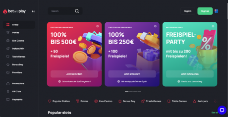 betandplay Casinos Homepage