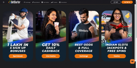 BetBarters Homepage