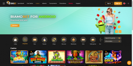 Biamo.bet Casinos Homepage