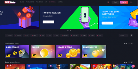 BitWin Casinos Homepage