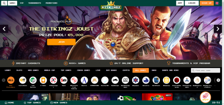 Bitkingz Casinos Homepage