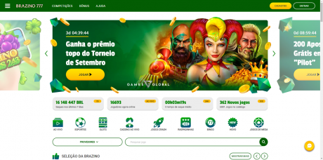 Brazino 777s Homepage