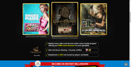Captain Cooks Casinos Homepage