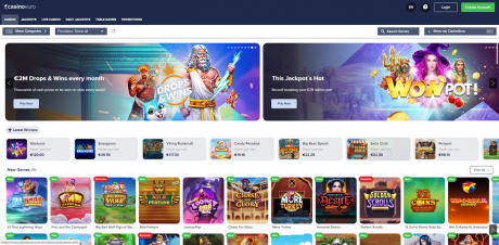 CasinoEuros Homepage