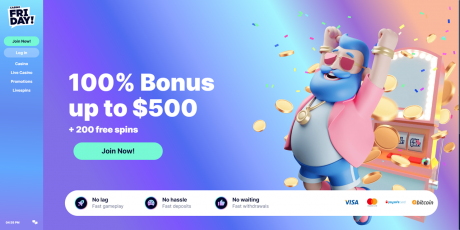 Casino Fridays Homepage