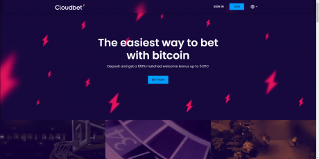 Cloudbets Homepage