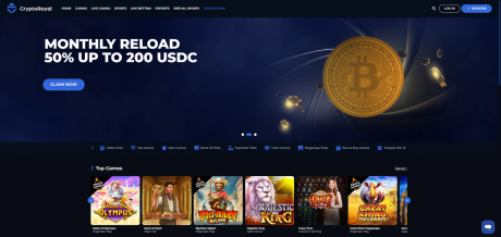 CryptoRoyals Homepage