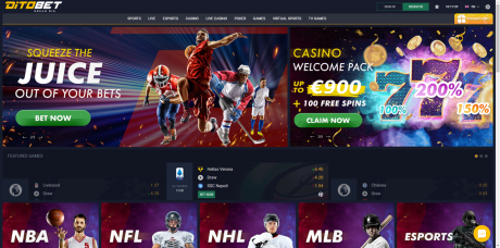 Ditobet Casinos Homepage