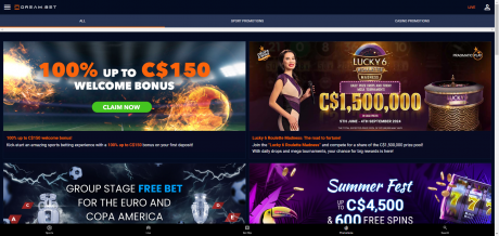 Dream.bets Homepage