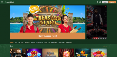 Dublinbet Casino Homepage