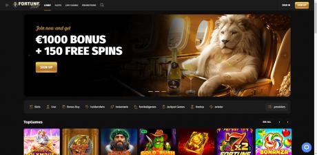 FortunePlay Casinos Homepage