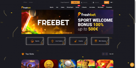 Freshbets Homepage