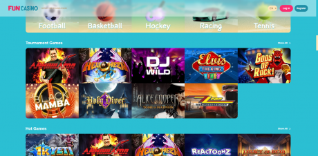 Fun Casinos Homepage