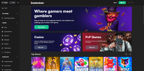Gamegrams Homepage
