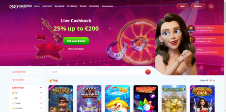 CasinoInfinitys Homepage