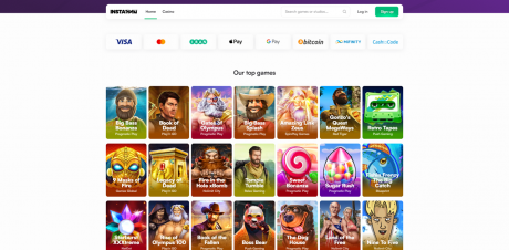 Instaspin Casinos Homepage