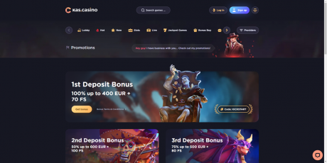 Kas.Casinos Homepage