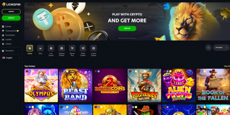 LionSpin Casinos Homepage