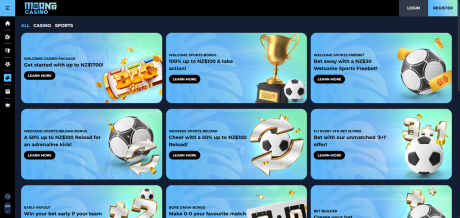 Moana Casinos Homepage