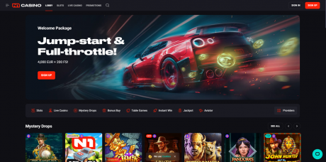 N1Casinos Homepage