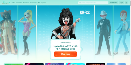 Neon54 Casinos Homepage