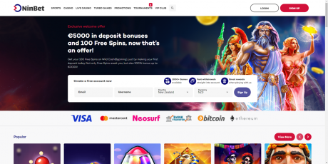 NinBets Homepage