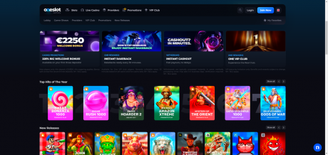 OneSlot Casinos Homepage