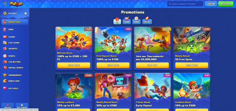 Pistolo Casinos Homepage