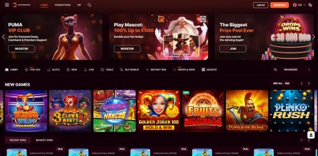 PumaCasinos Homepage