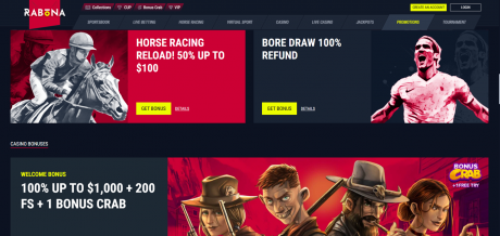 Rabona Casinos Homepage
