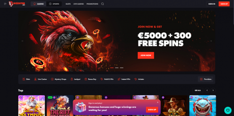 Rooster.bets Homepage