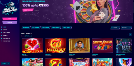 Slots Hammer Casinos Homepage