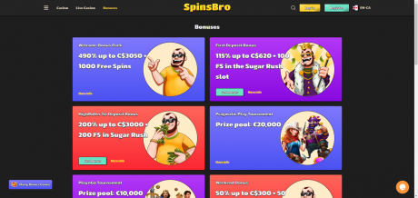 SpinsBros Homepage