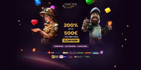 Unique Casinos Homepage