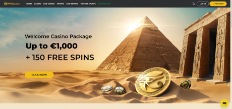 WinMega Casinos Homepage