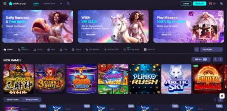 WishCasinos Homepage