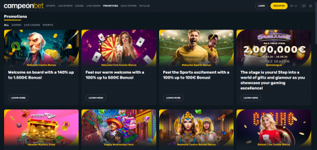 Campeonbet Casinos Homepage