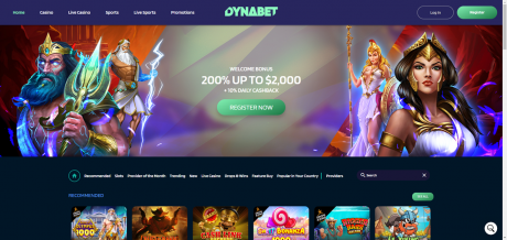 Dynabets Homepage