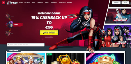 Lucky Elektras Homepage