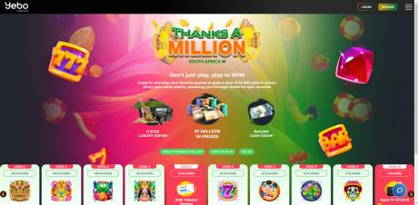 YeboCasinos Homepage