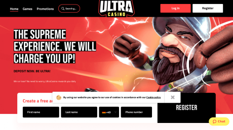UltraCasinos Homepage